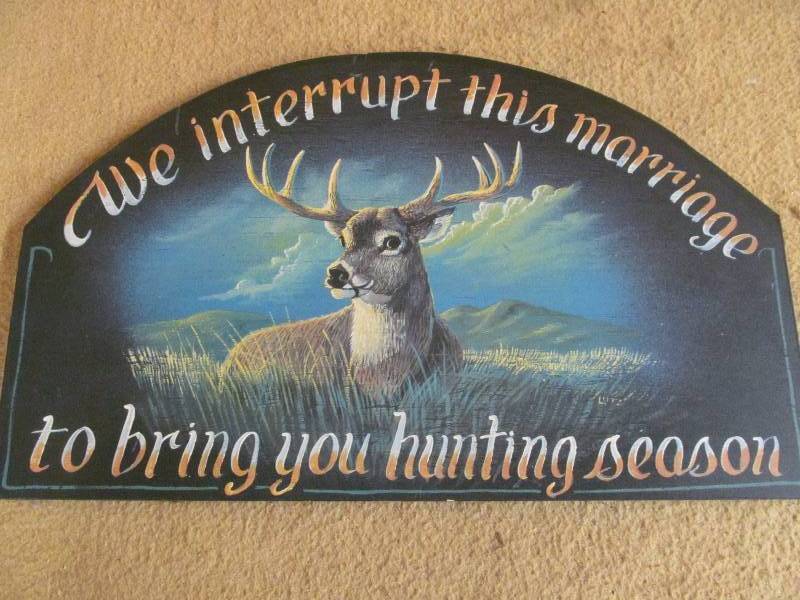Wood sign