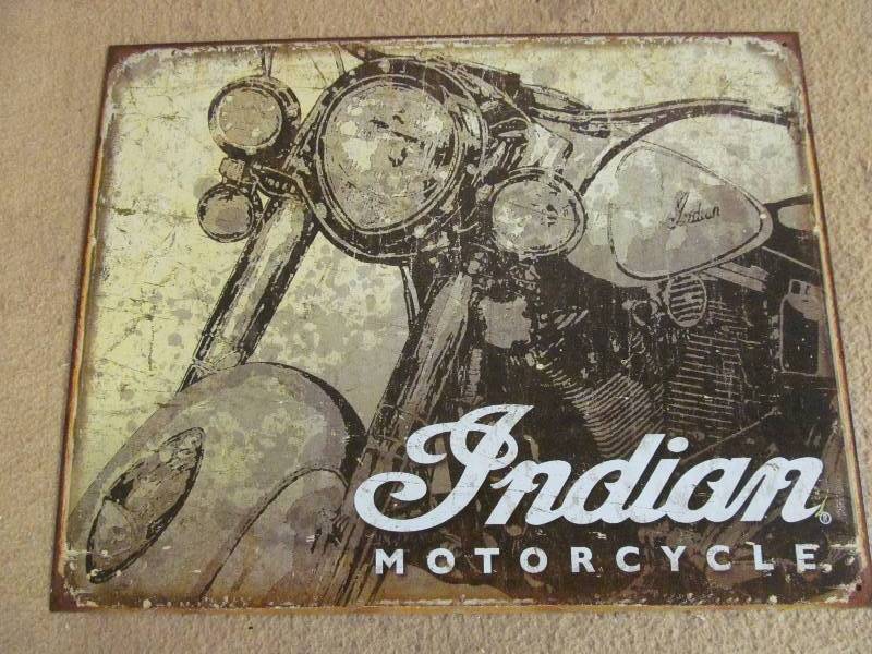 metal sign