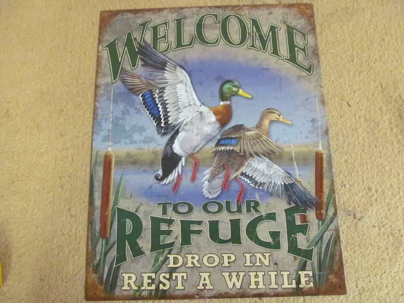 metal sign