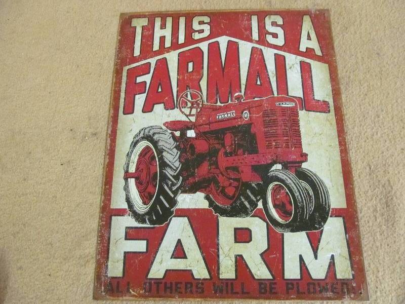 metal sign
