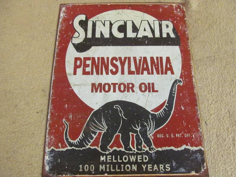 metal sign