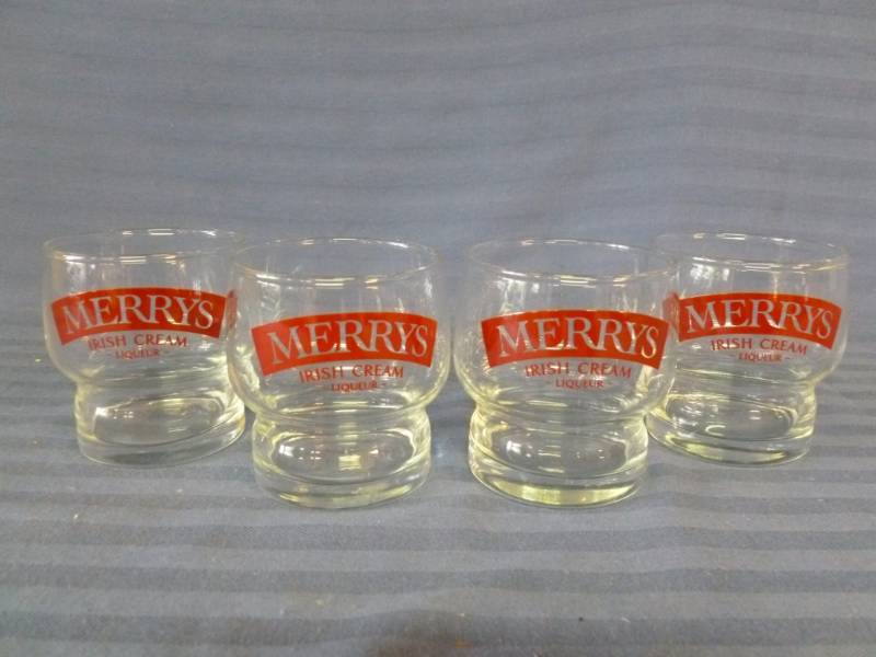 lot 20 image: Irish Cream Glasses