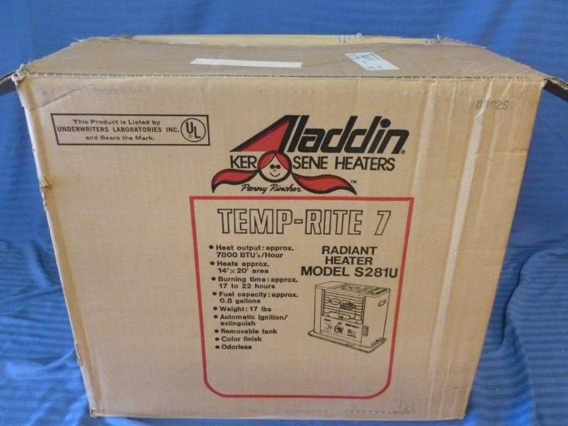 lot 141 image: Aladdin Heater