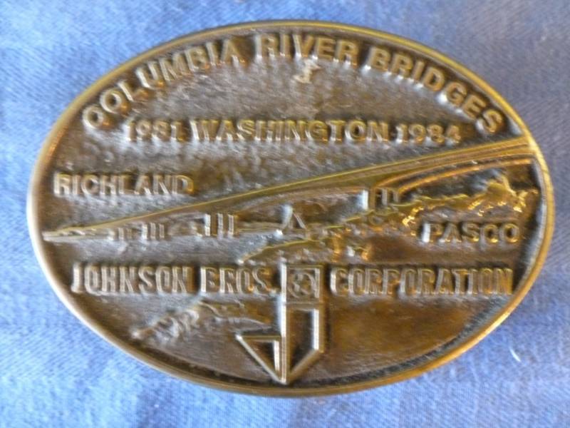 lot 187 image: Brass Belt Buckle