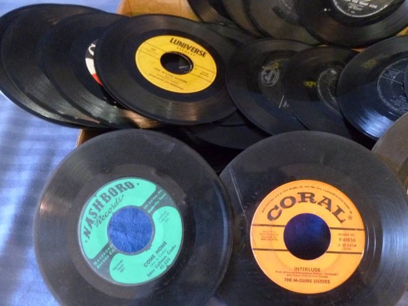 lot 245 image: Collectible 45s Records