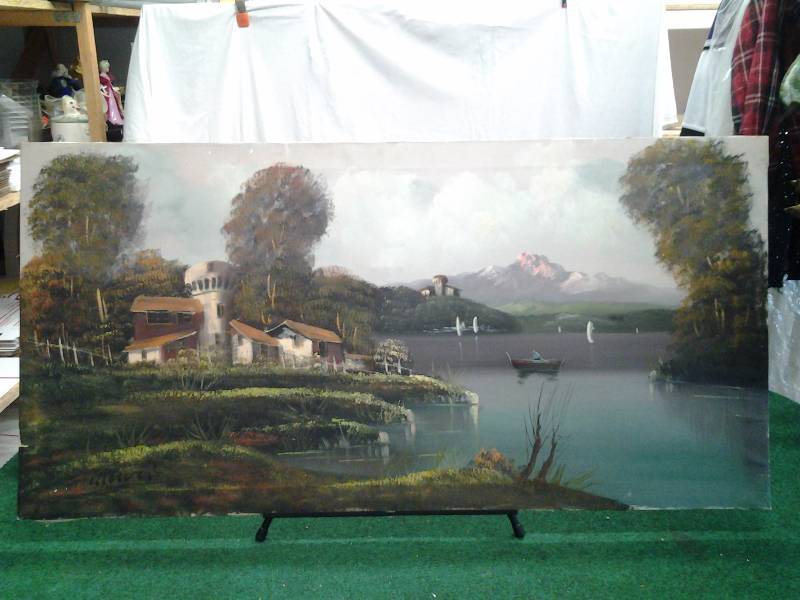 lot 5 image: Vintage Original Painting - Signed By Artist