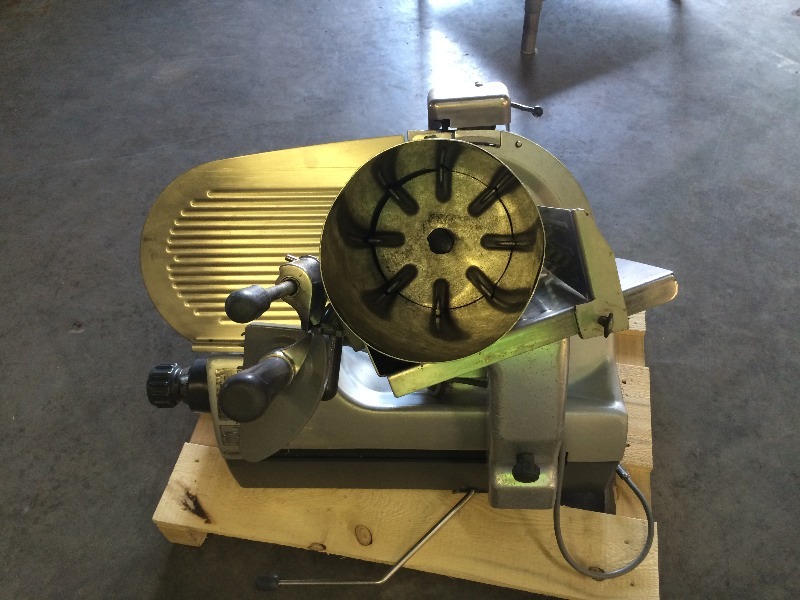 Hobart Meat Slicer  Model 3000    Works Fine    Fully Automatic    Complete Unit and Includes lettuce chute