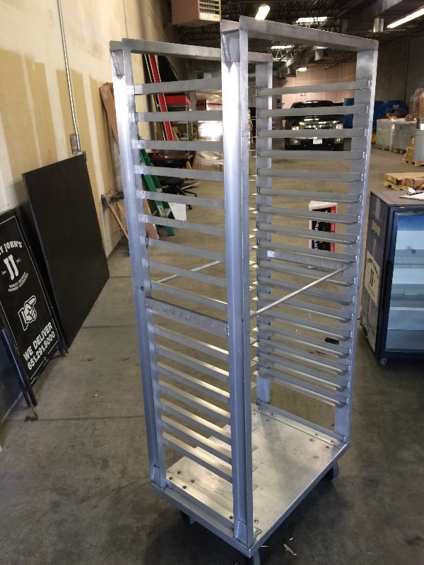 Bread  Food Storage Rack on wheels    68 h x 29 w x 19 d