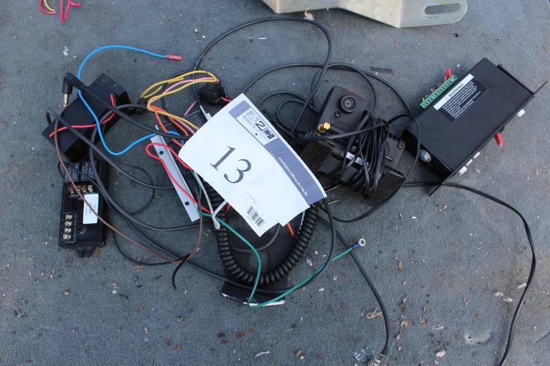 lot 13 image: Lot of Vehicle Electronics Including CB Radio Handle And More.