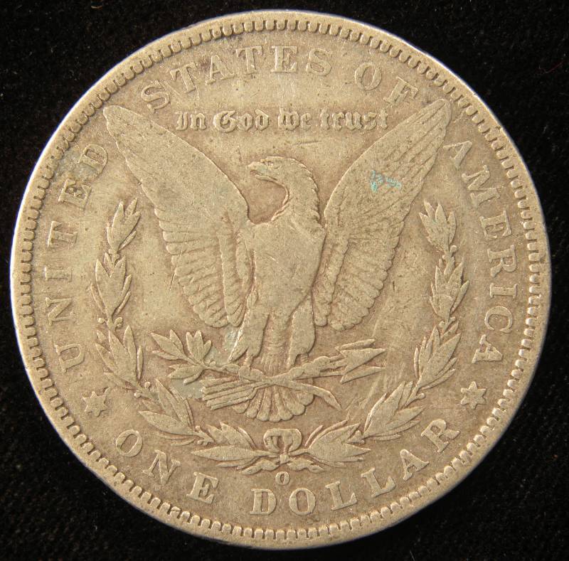 1889 O MORGAN SILVER DOLLAR FINE