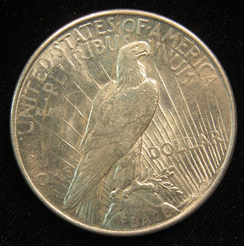 1922 PEACE SILVER DOLLAR AU