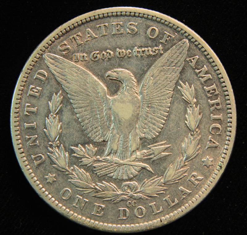 1890 CC CARSON CITY MORGAN SILVER DOLLAR XF