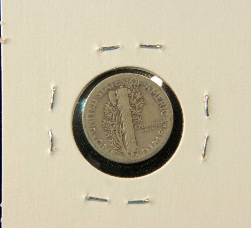 1937 MERCURY DIME VG