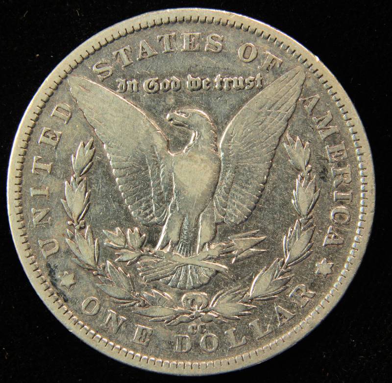 1891 CC CARSON CITY MORGAN SILVER DOLLAR CLEANED