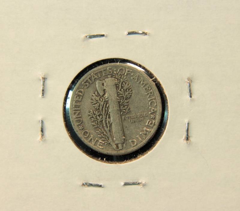 1941 MERCURY SILVER DIME FINE