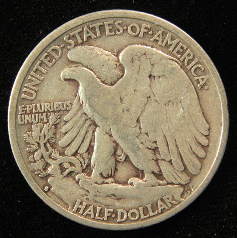 1941 S WALKING LIBERTY SILVER HALF FINE