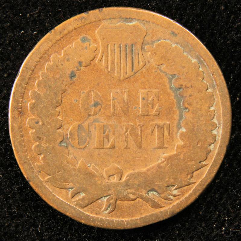 1879 INDIAN HEAD CENT G DETAILS SCRATCHES