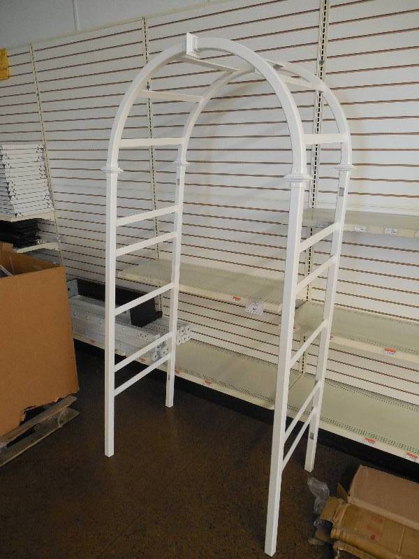 Eden Athens 7-ft. Vinyl Arch Arbor