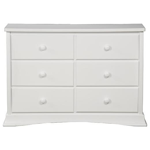 New Delta White 6 Drawer Double Dresser Furniture Outdoor