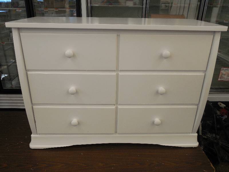 NEW - Delta White 6 Drawer Double Dresser | Furniture ...