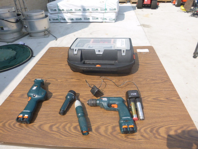 lot 36 image: Black & Decker Cordless Tool Kit
