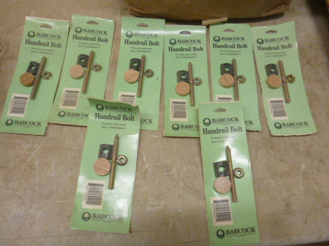 lot 74 image: 8 Babcock Handrail Bolts