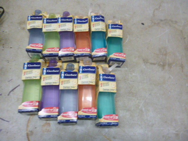 lot 140 image: Gerber Baby Bottles