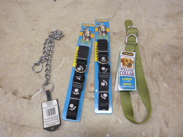 lot 153 image: 4 Dog Collars