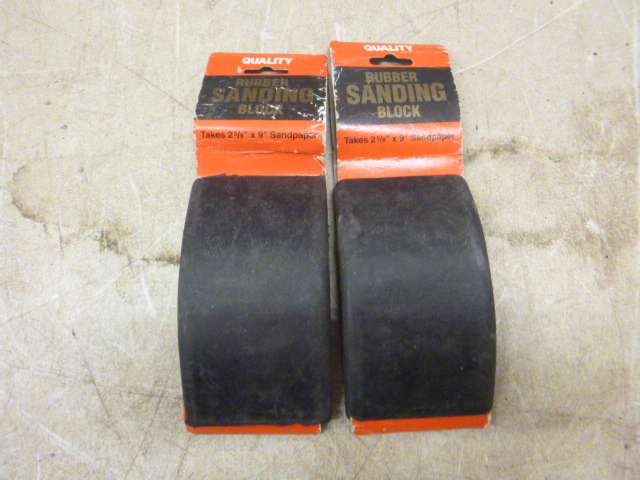 lot 187 image: 2 Rubber Sanding Blocks