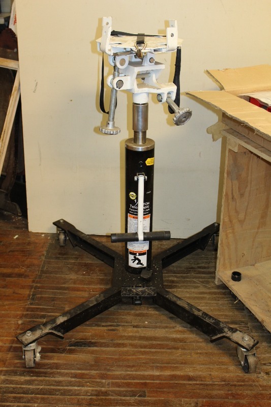 Omega 41000C Transmission Jack with Fuel Tank Adapter