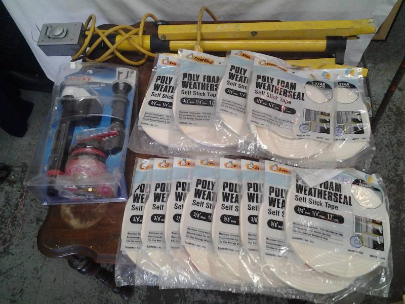 Toilet Repair Kit, Weather Stripping, Tri-Pod