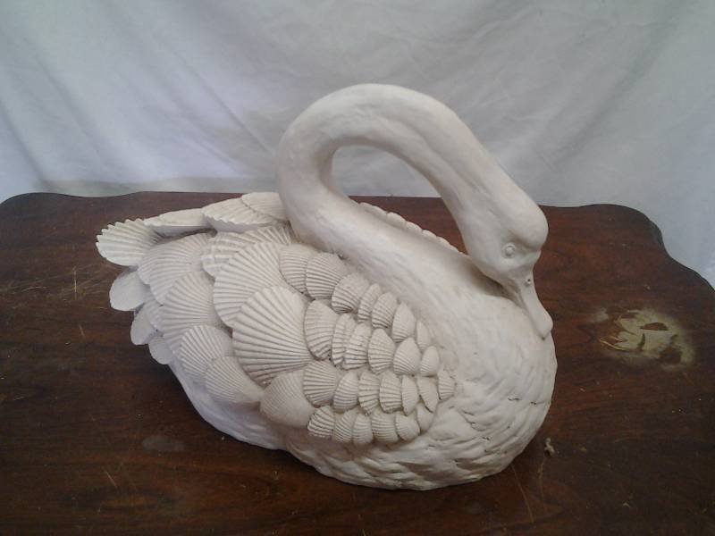 Ceramic & Sea Shell Goose
