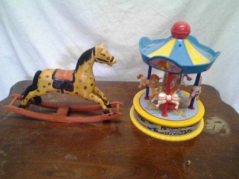 Music Merry Go Round, Rocking Horse
