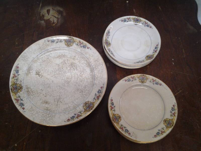 Canonsburg China (4-Dinner Plates, 6-Sm Plates, 4-Saucers)