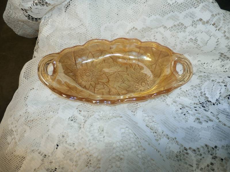 gold colored glassware