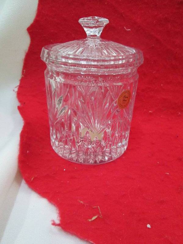 Princes house  Lead crystal jar...