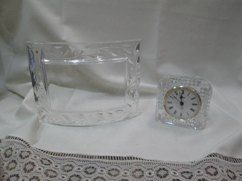 Petals 2 piece lead crystal gift se...