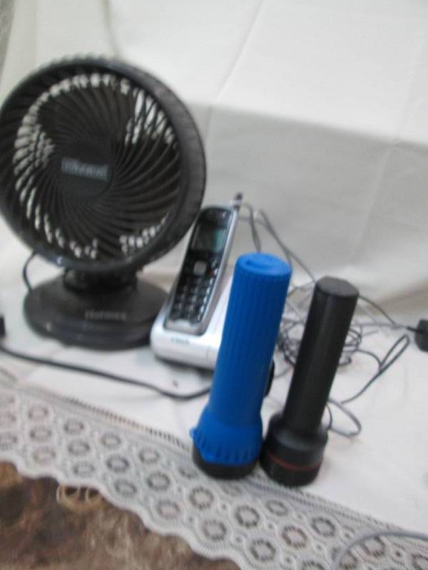 Holmes Blizzard fan, Vtech telephon...