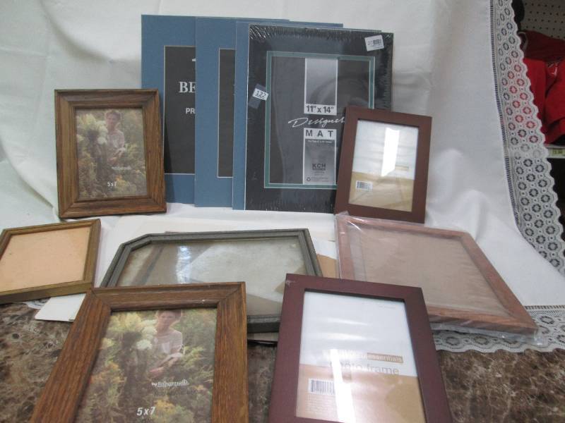 Picture frames, some mat, and more...