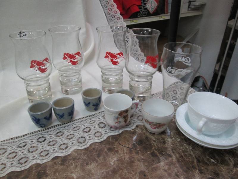 Assortment of glasses...