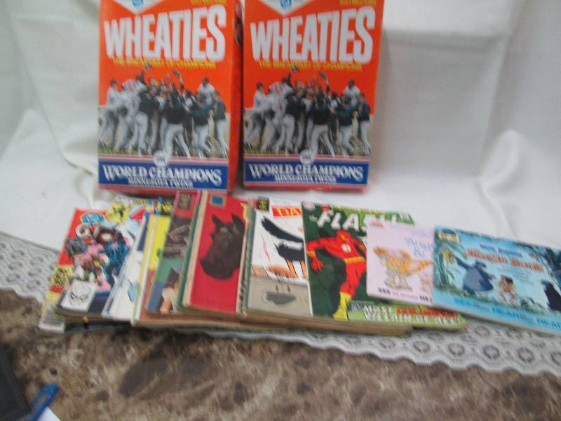 Wheaties box that has world champio...