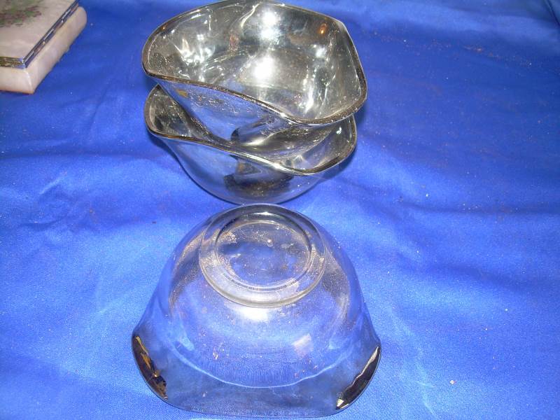 vintage tinted Glass bowl