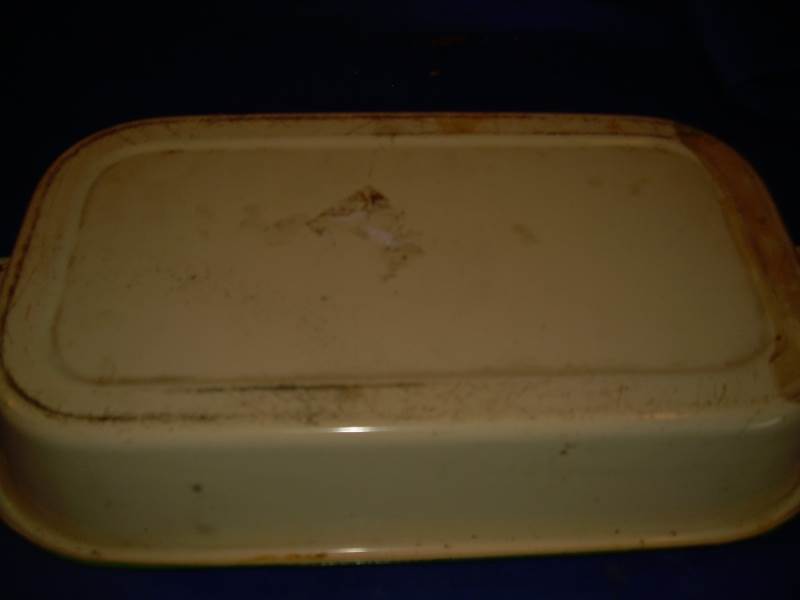 enamel baking pan Vintage