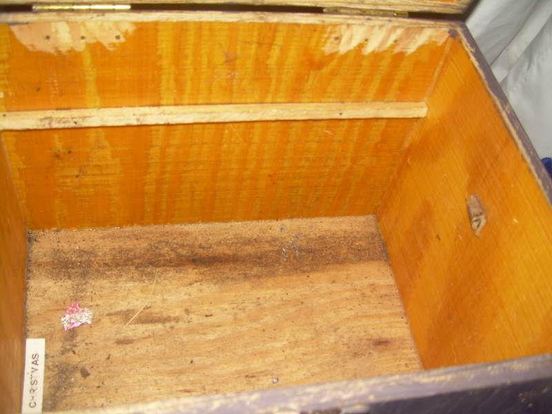 wooden storage box