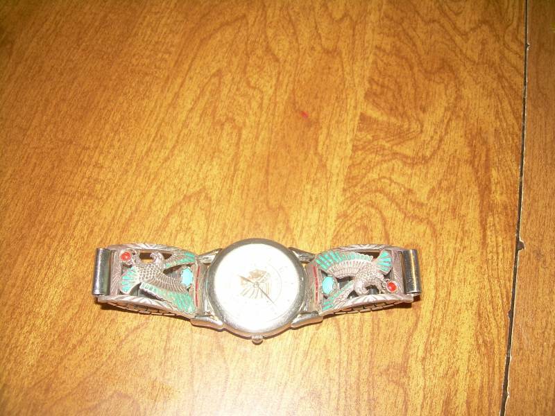 Liberty watch with indian band
