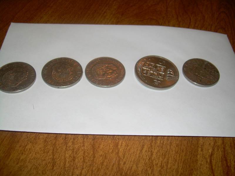 1973 Adolf sverices sweden 1 KR 1972 and 5 KR