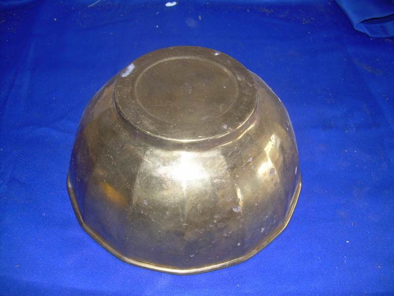 vintage brass bowl
