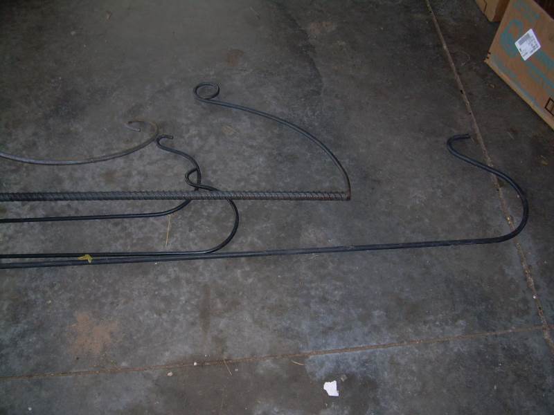 Iron plant hangers