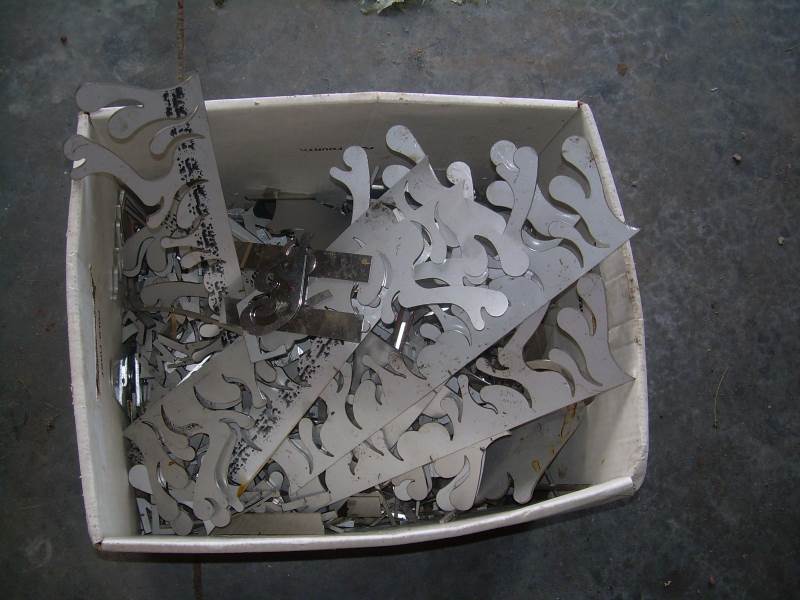 stainless metal pieces
