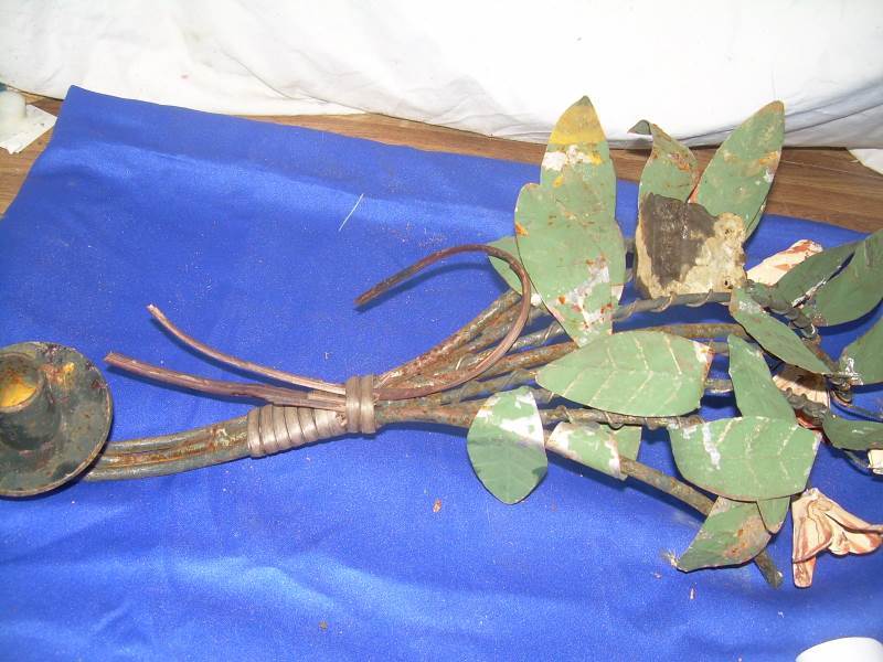 Vintgae candle holder
